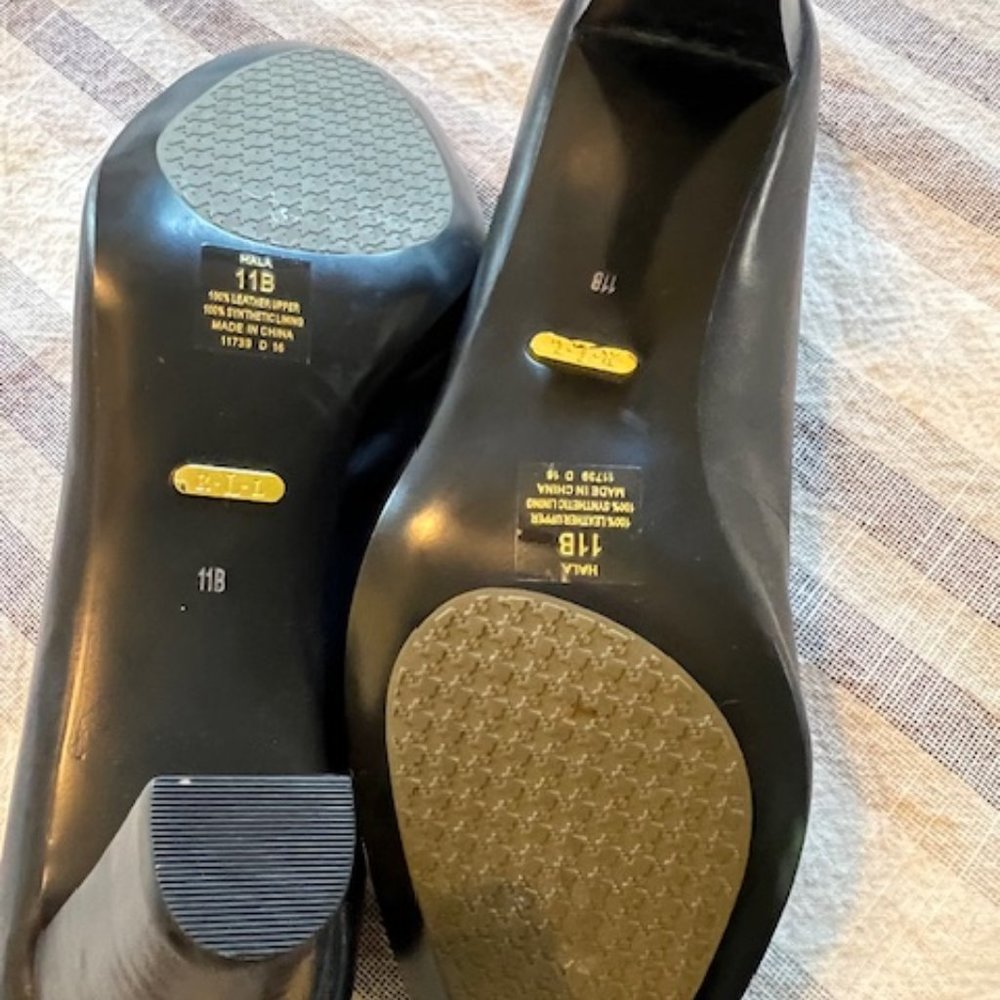 Lauren By Ralph Lauren Hala Leather Closed Toe Classic Pump Women's Size 11B